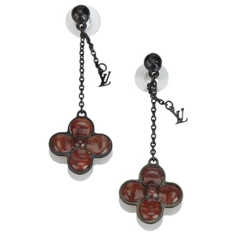 boucle d'oreille louis vuitton fleur|Boucles d’oreilles de luxe .